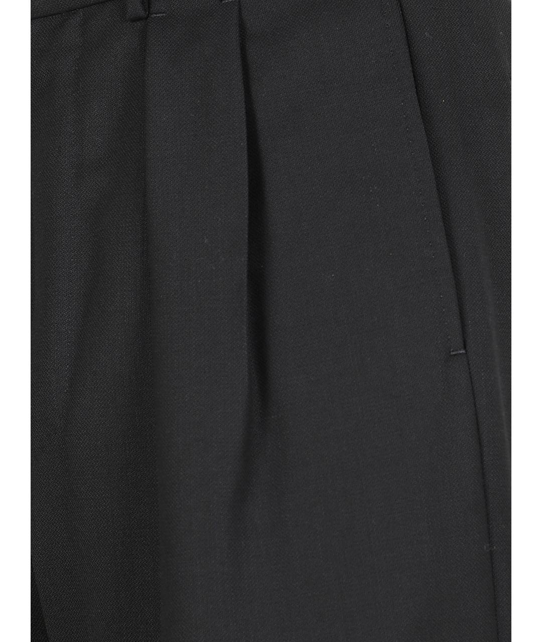 TOM FORD Черные шерстяные повседневные брюки, фото 2