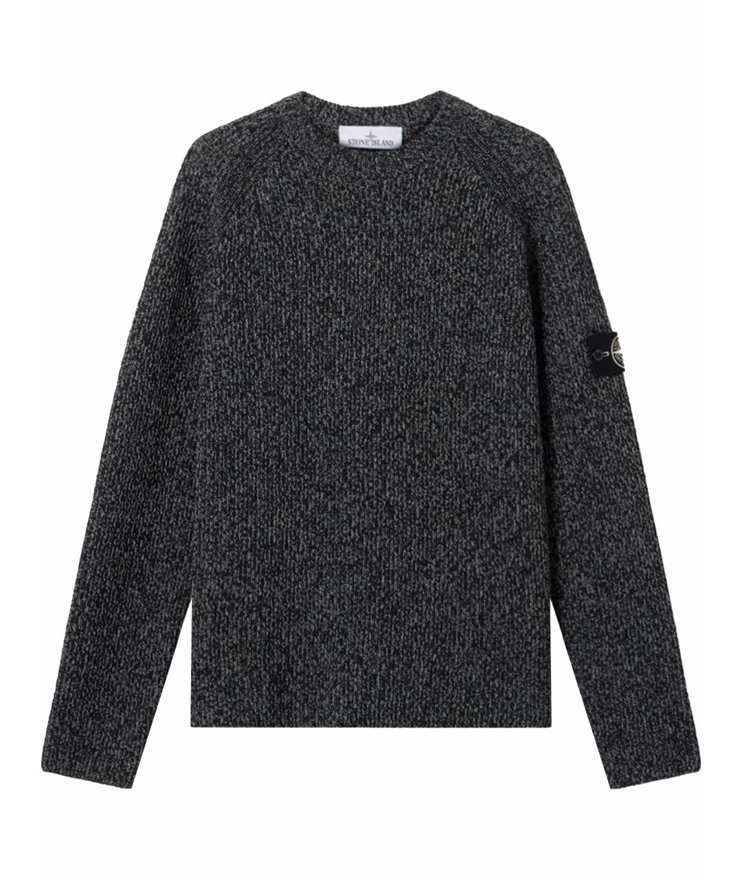 STONE ISLAND Черный джемпер / свитер, фото 1
