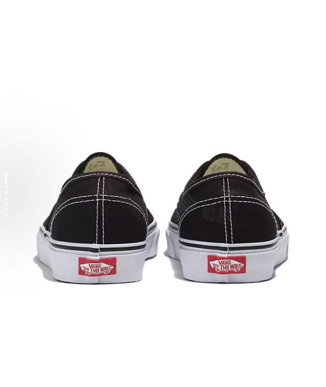 VANS Черные текстильные низкие кроссовки / кеды, фото 3