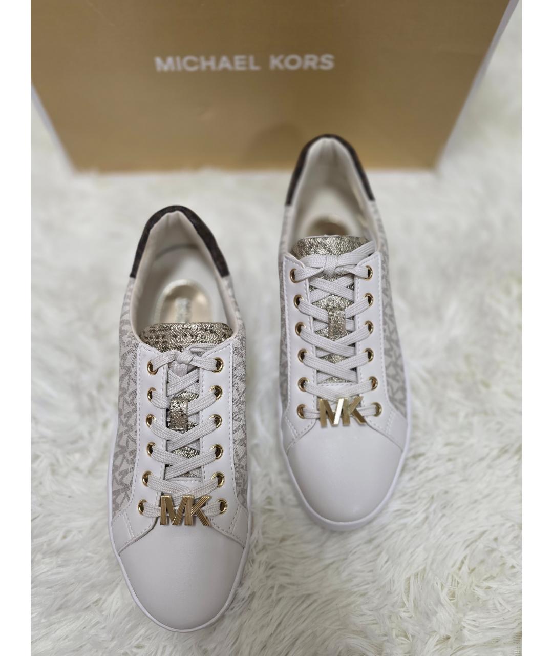 MICHAEL KORS Бежевые кеды, фото 6