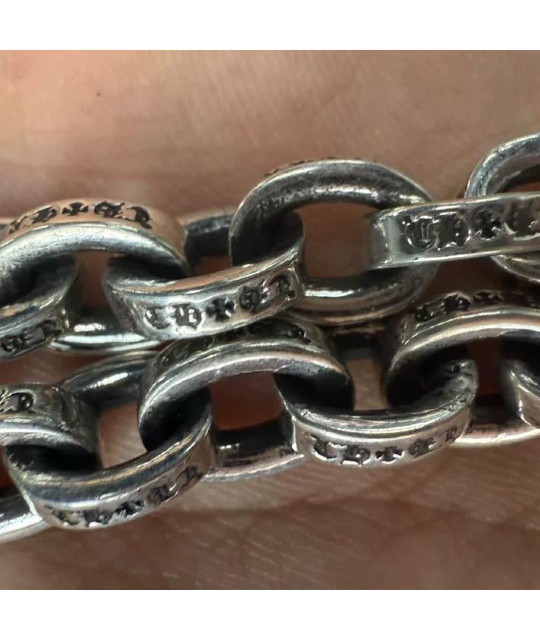 CHROME HEARTS Серебряная серебряная цепочка, фото 2