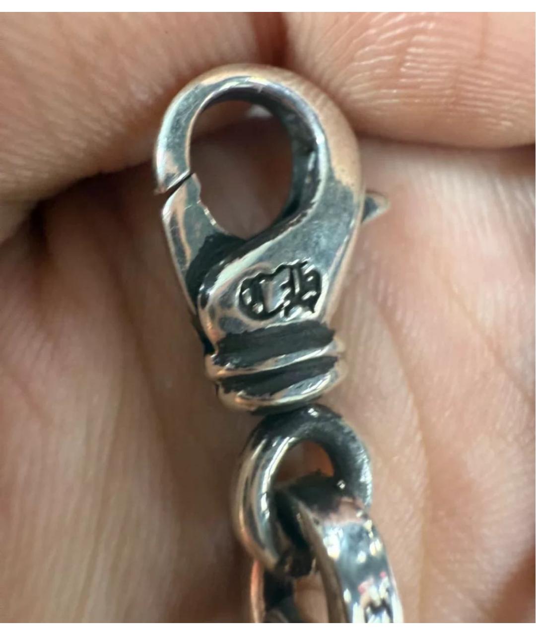 CHROME HEARTS Серебряная серебряная цепочка, фото 5