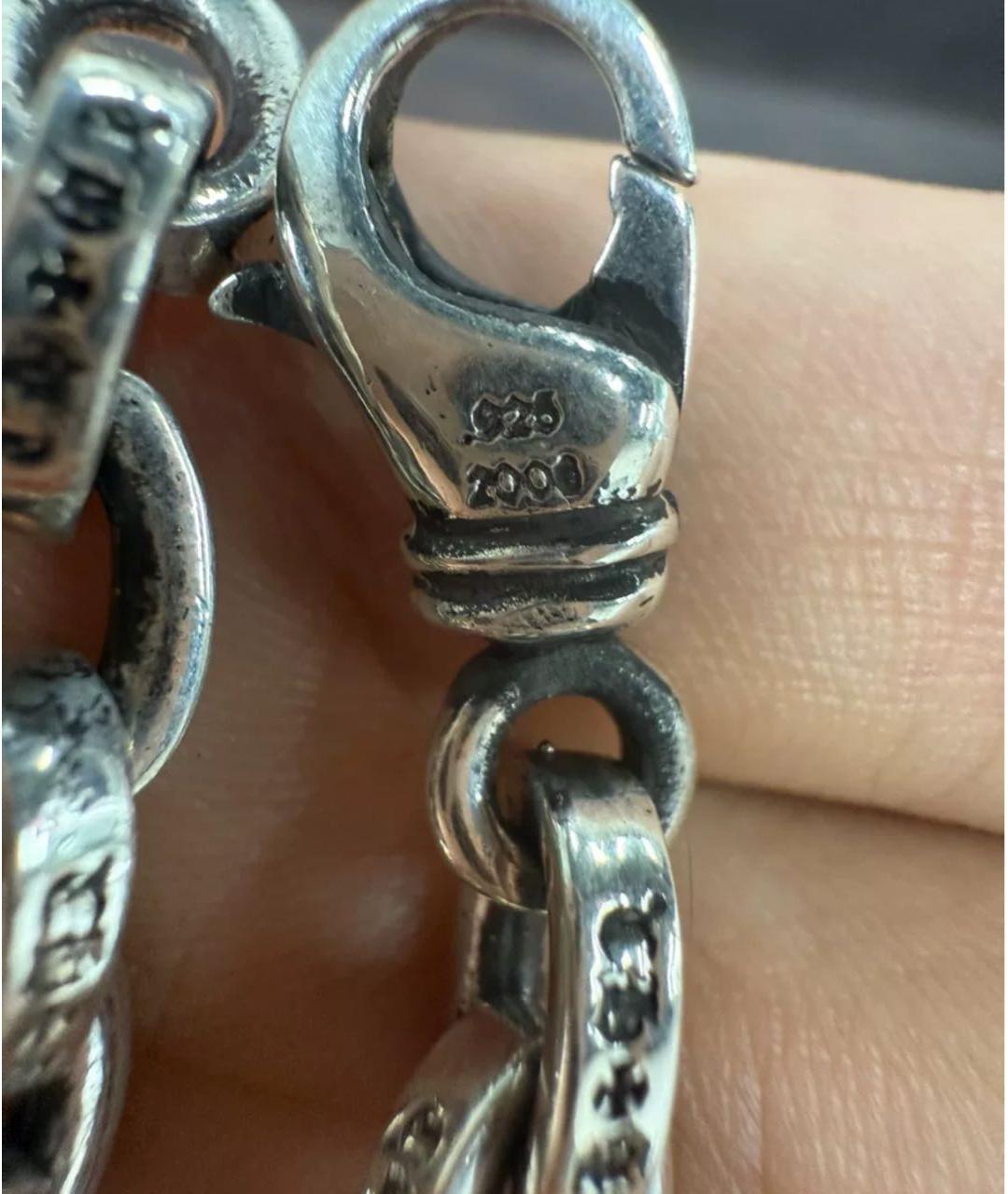CHROME HEARTS Серебряная серебряная цепочка, фото 3