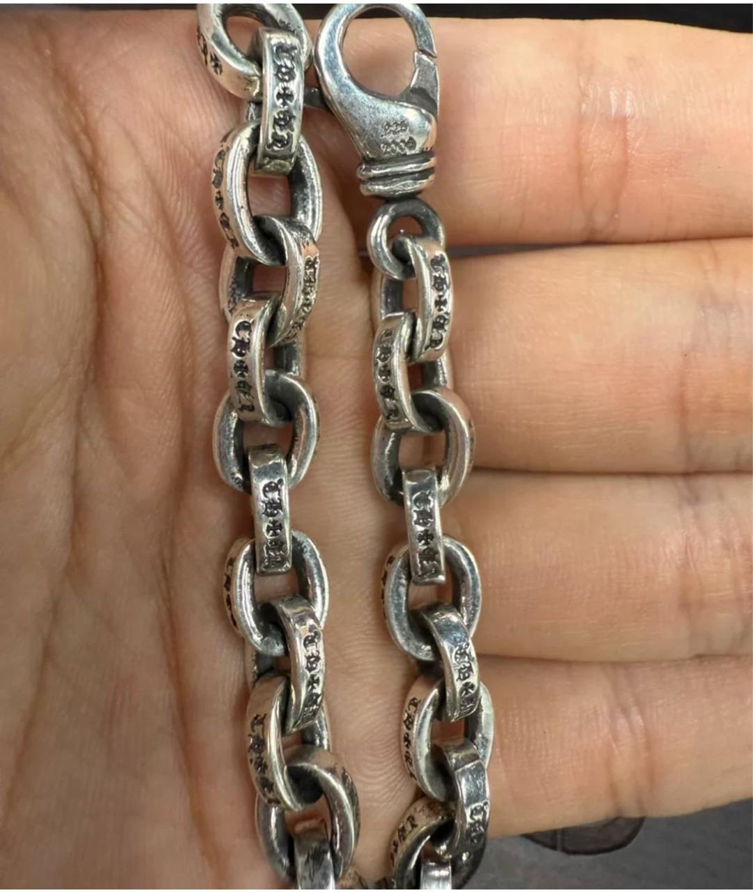CHROME HEARTS Серебряная серебряная цепочка, фото 7