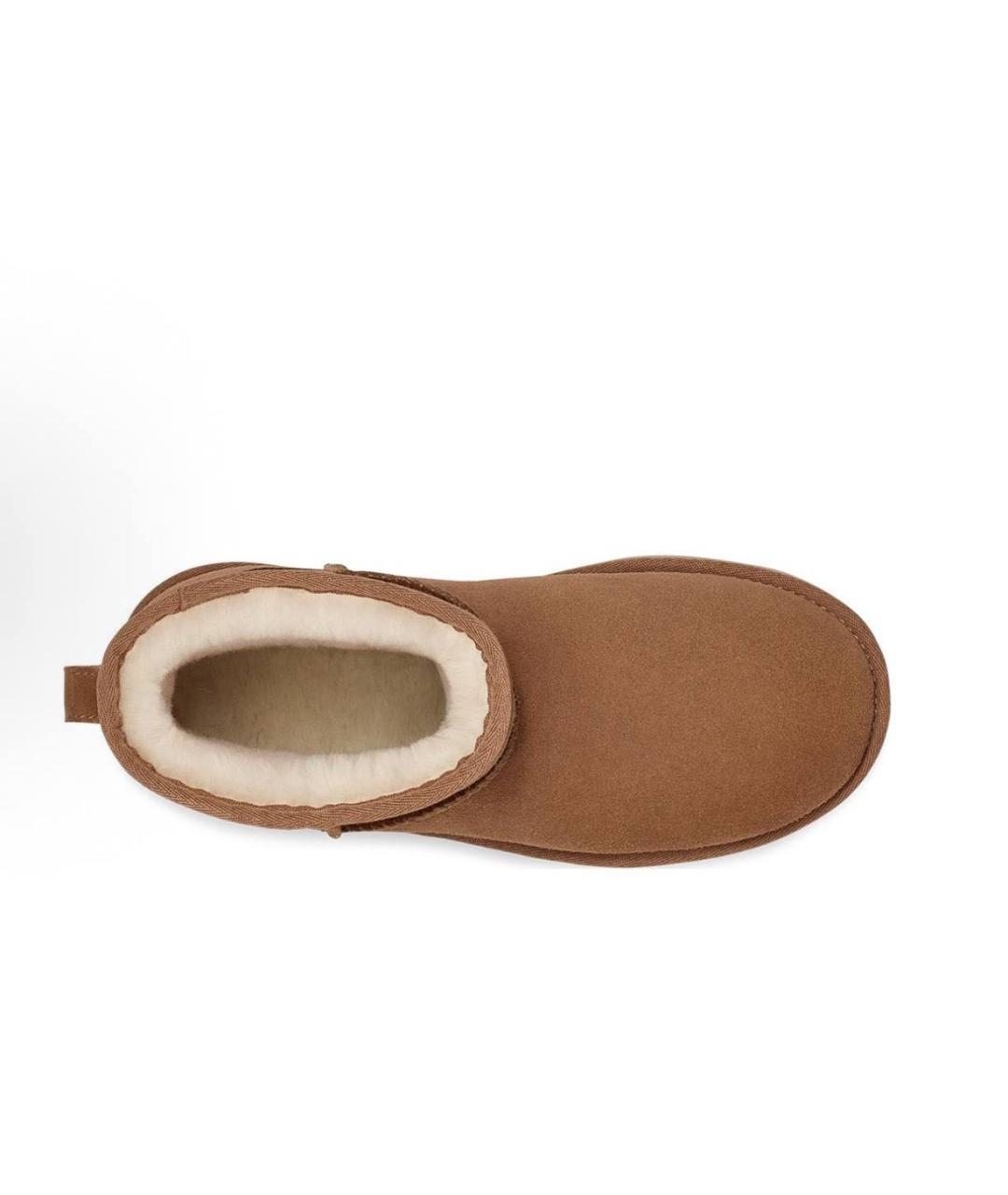 UGG AUSTRALIA Коричневые замшевые полусапоги, фото 3