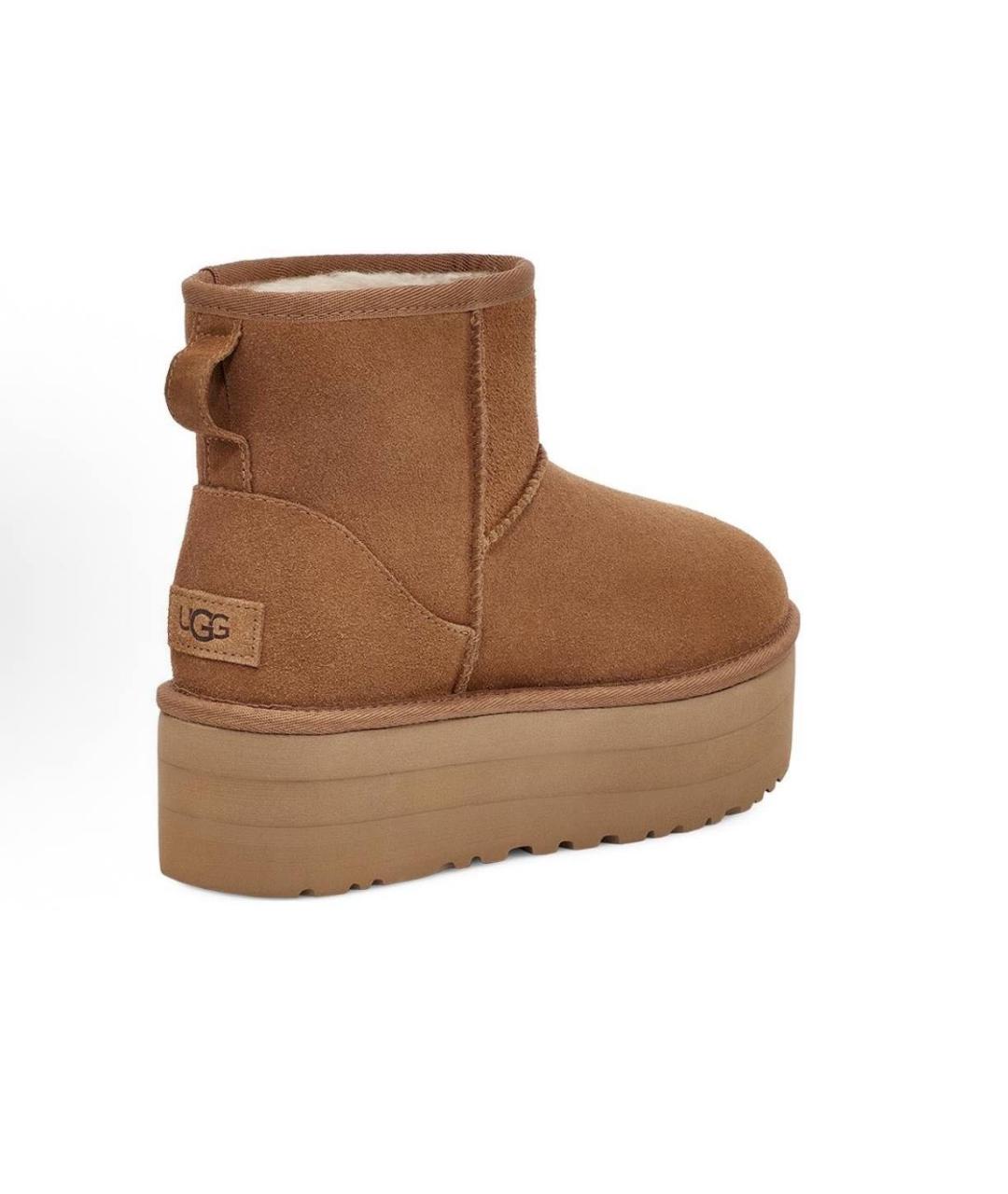 UGG AUSTRALIA Коричневые замшевые полусапоги, фото 4