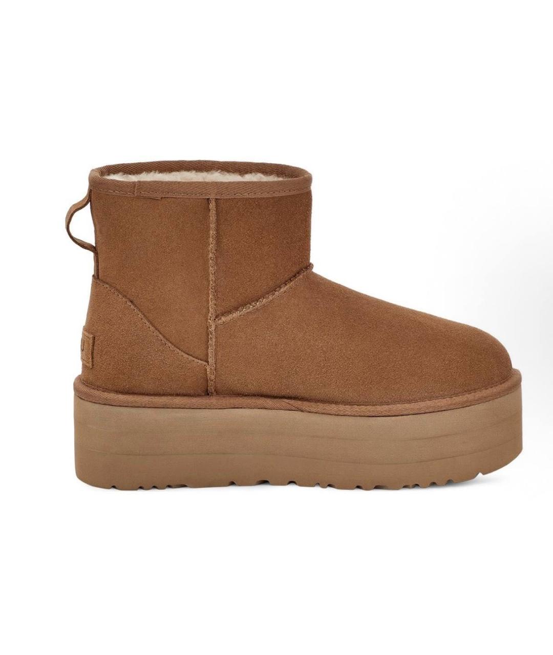 UGG AUSTRALIA Коричневые замшевые полусапоги, фото 6
