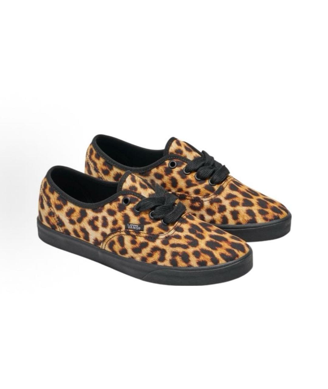 VANS Бежевые текстильные низкие кроссовки / кеды, фото 2