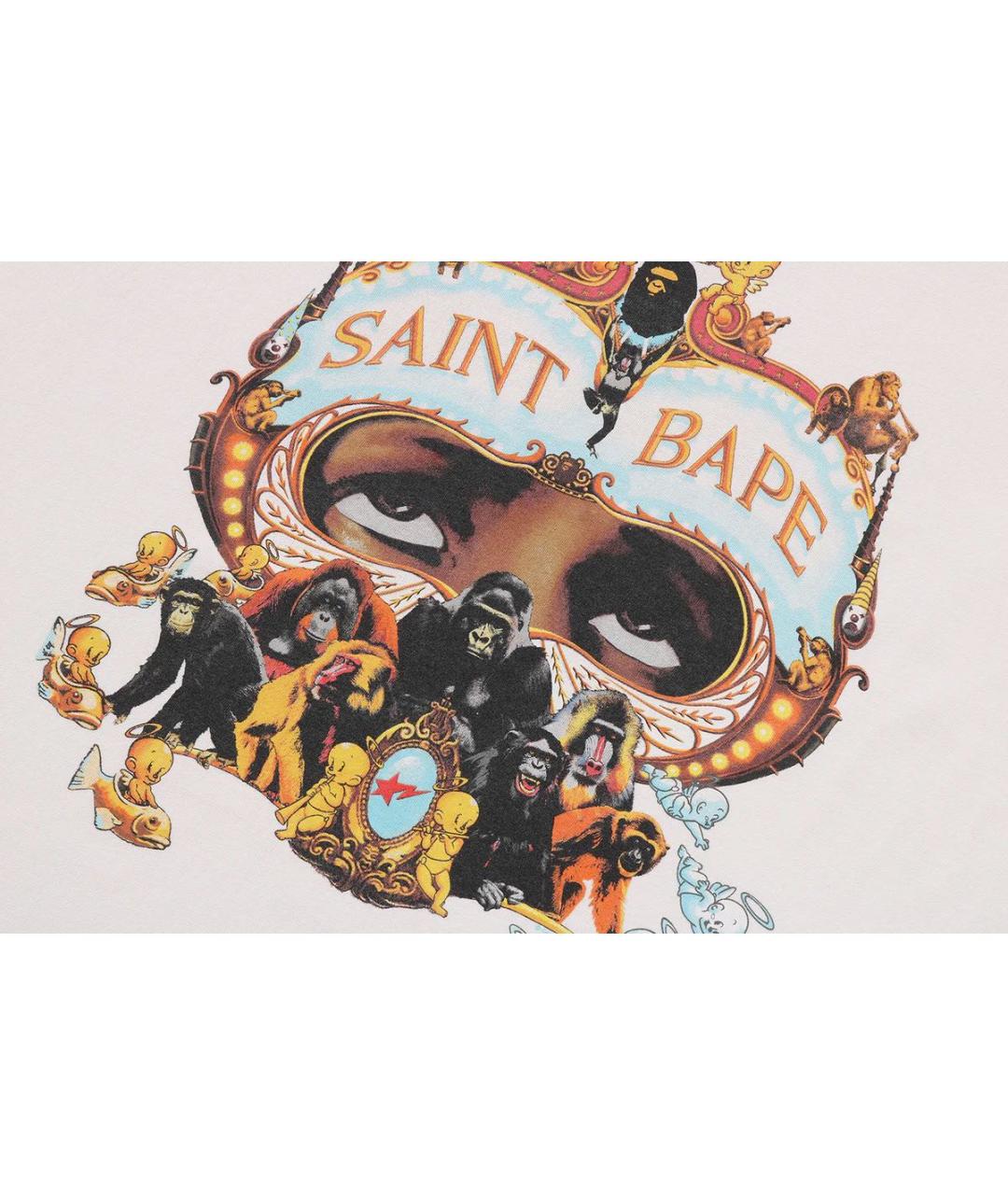 SAINT Mxxxxxx Белая хлопковая футболка, фото 3