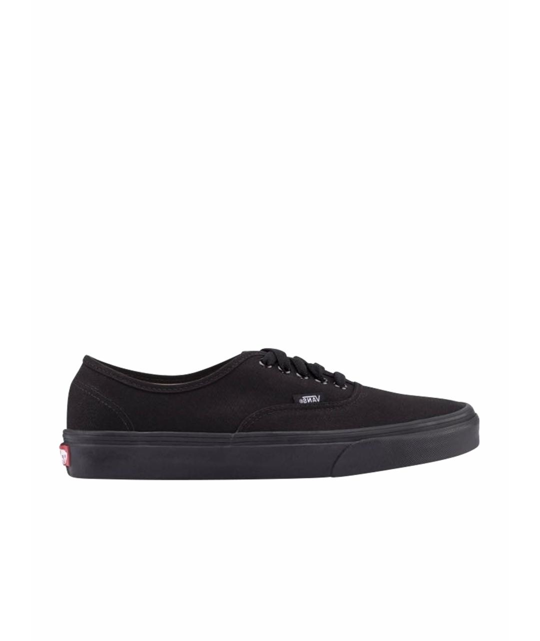VANS Черные текстильные низкие кроссовки / кеды, фото 1