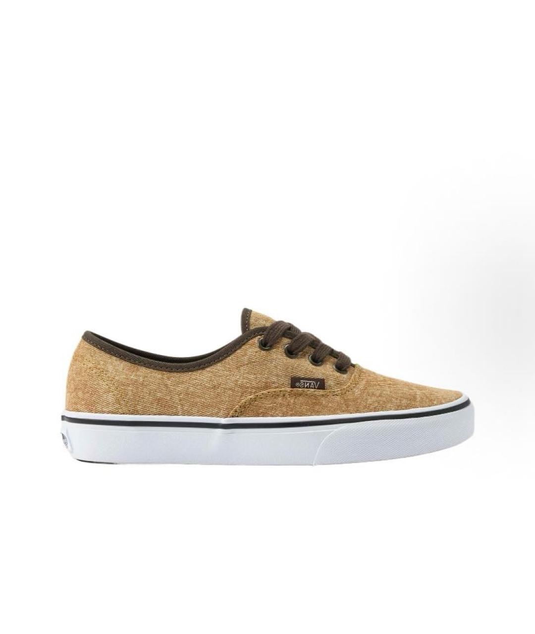 VANS Бежевые текстильные низкие кроссовки / кеды, фото 5