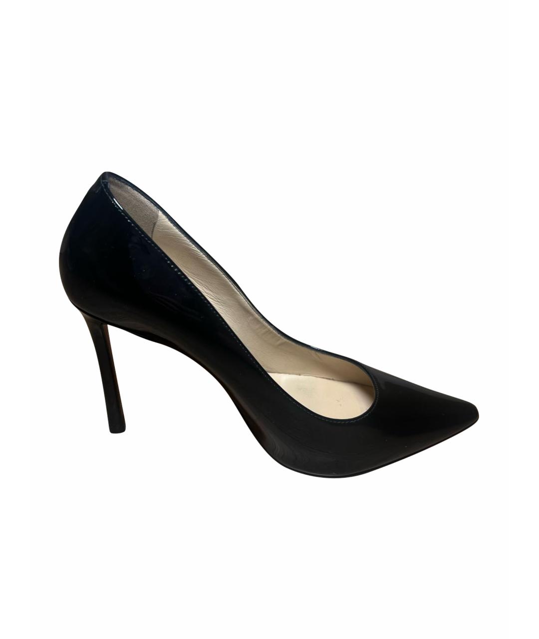 JIMMY CHOO Черные туфли из лакированной кожи, фото 1