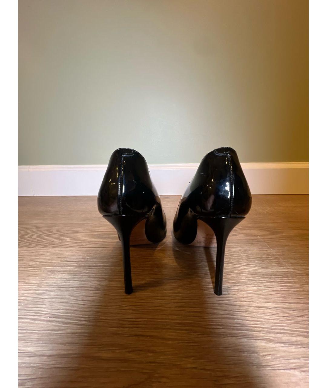 JIMMY CHOO Черные туфли из лакированной кожи, фото 4