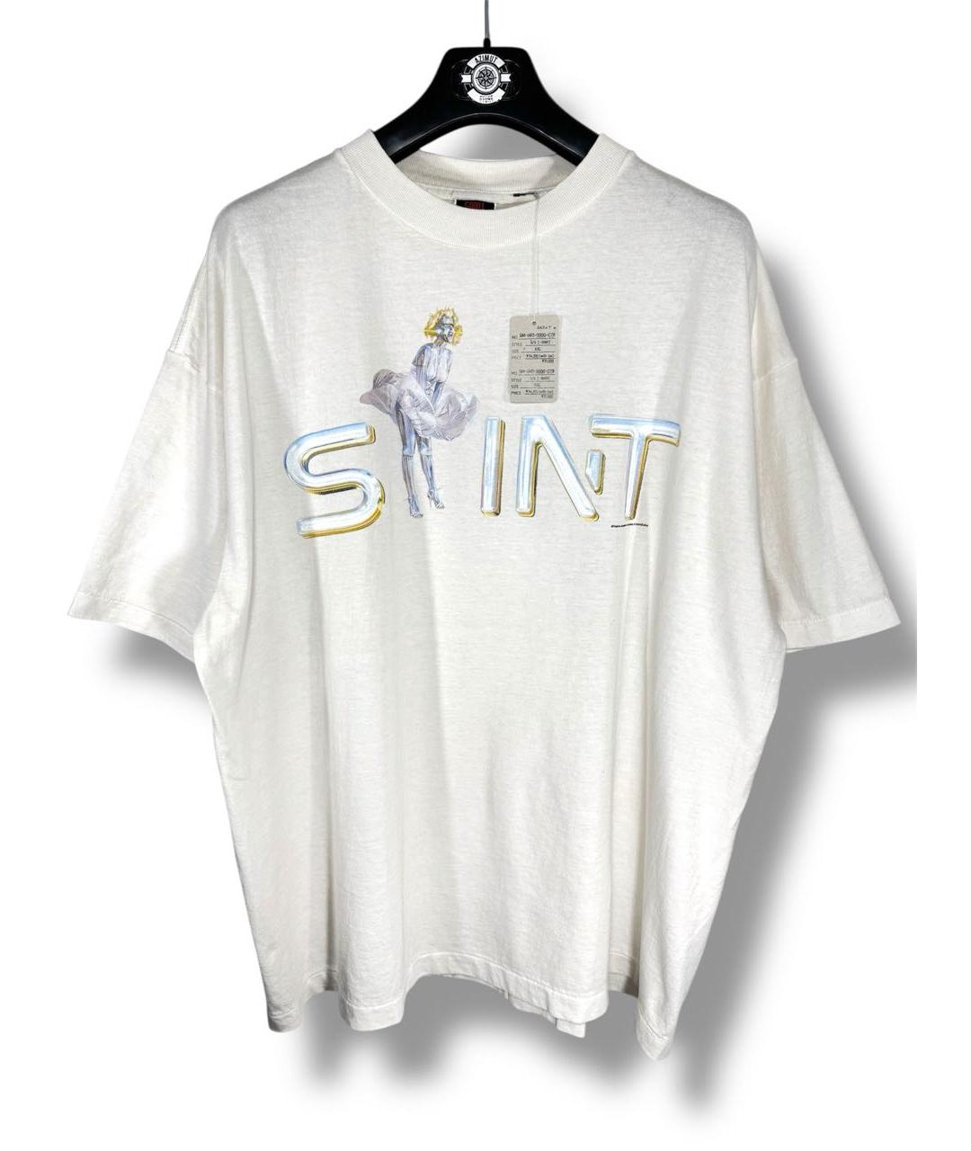 SAINT Mxxxxxx Белая хлопковая футболка, фото 3