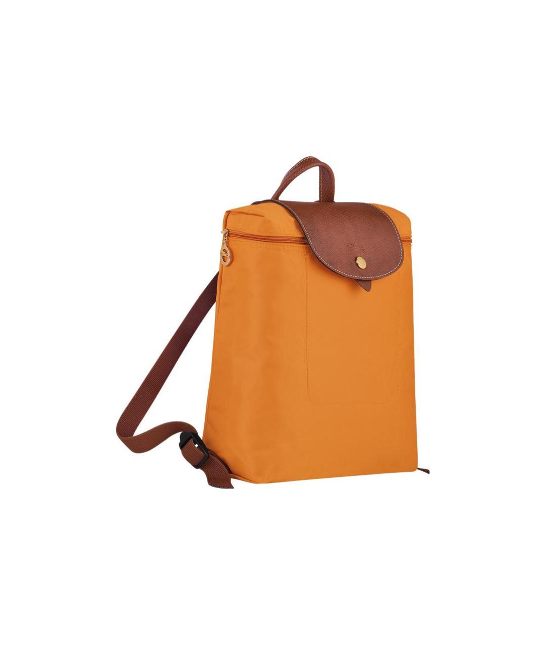 LONGCHAMP Оранжевый тканевый рюкзак, фото 2