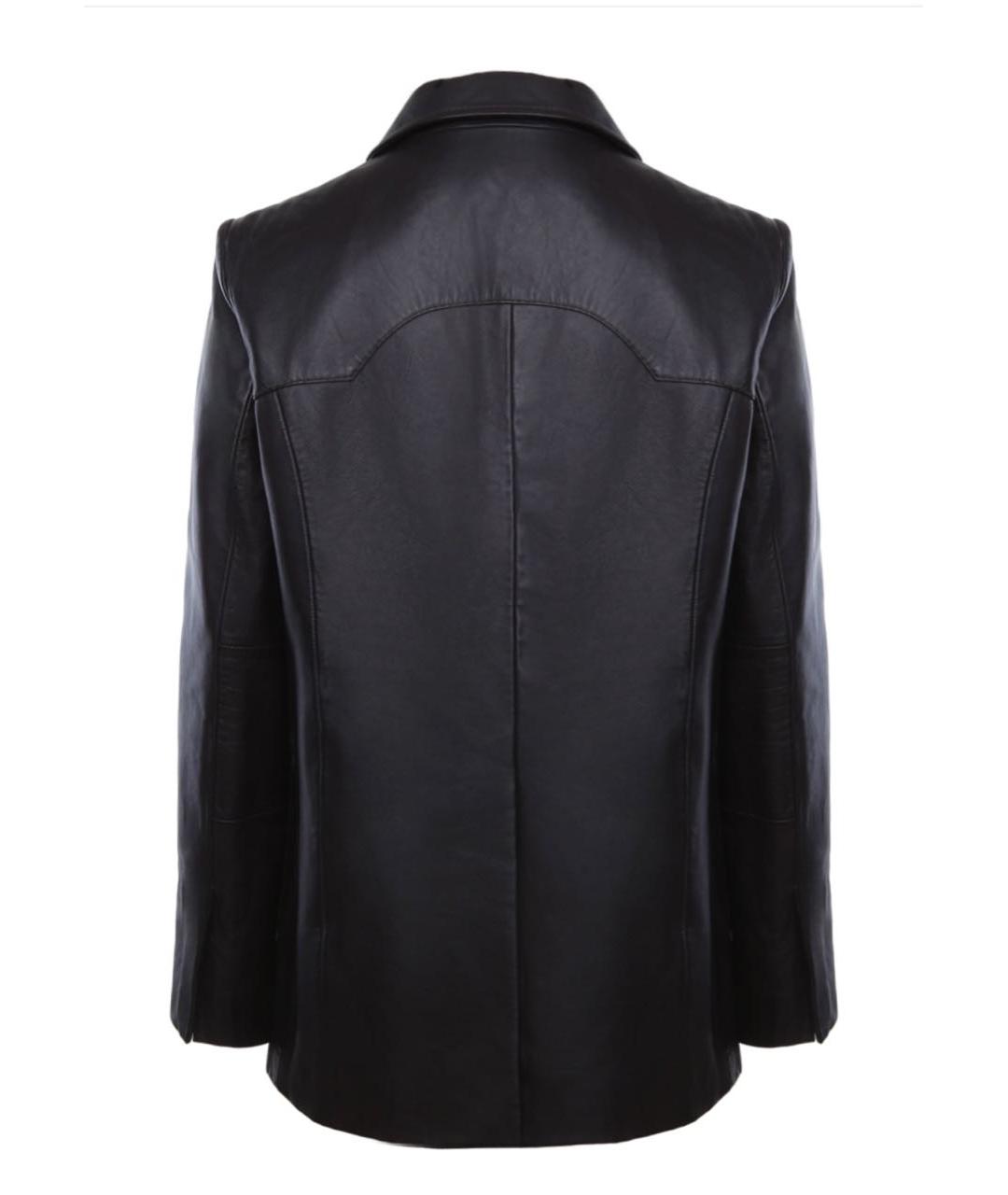 PINKO Коричневая кожаная куртка, фото 2