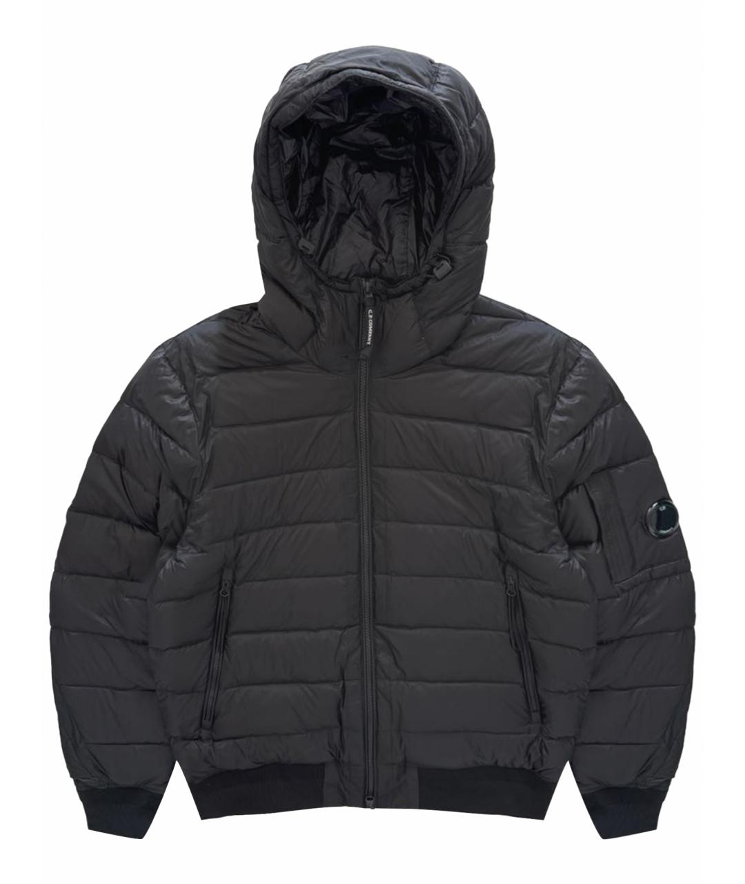 CP COMPANY Черный полиэстеровый пуховик, фото 1