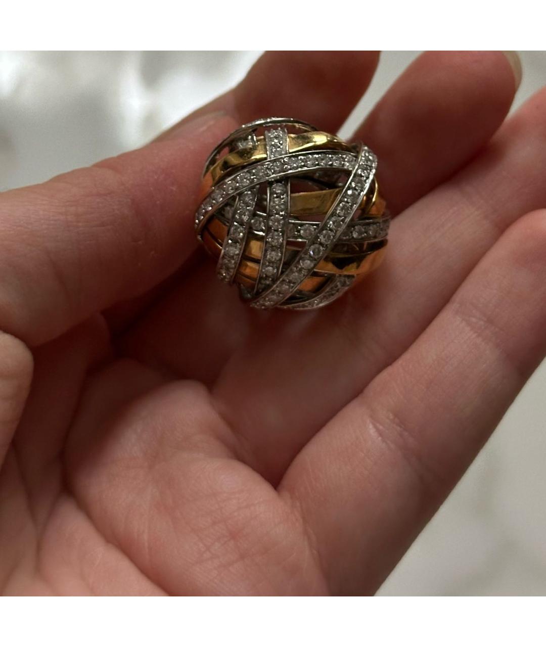 DAMIANI Серебряное кольцо из розового золота, фото 5