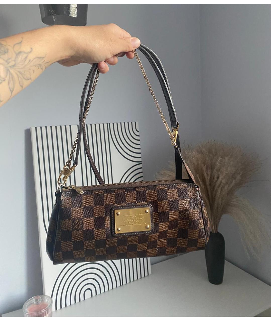 LOUIS VUITTON Коричневая сумка через плечо, фото 9
