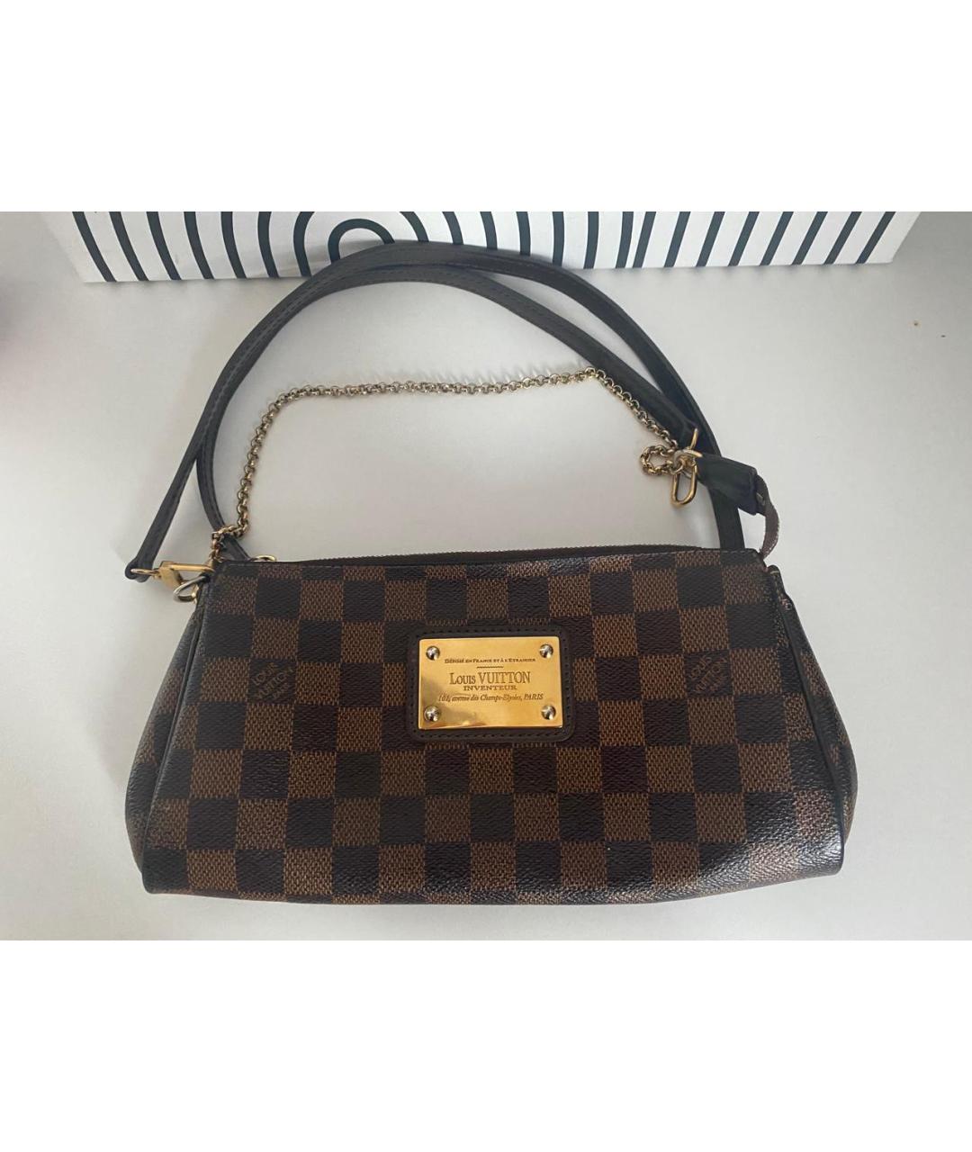 LOUIS VUITTON Коричневая сумка через плечо, фото 3