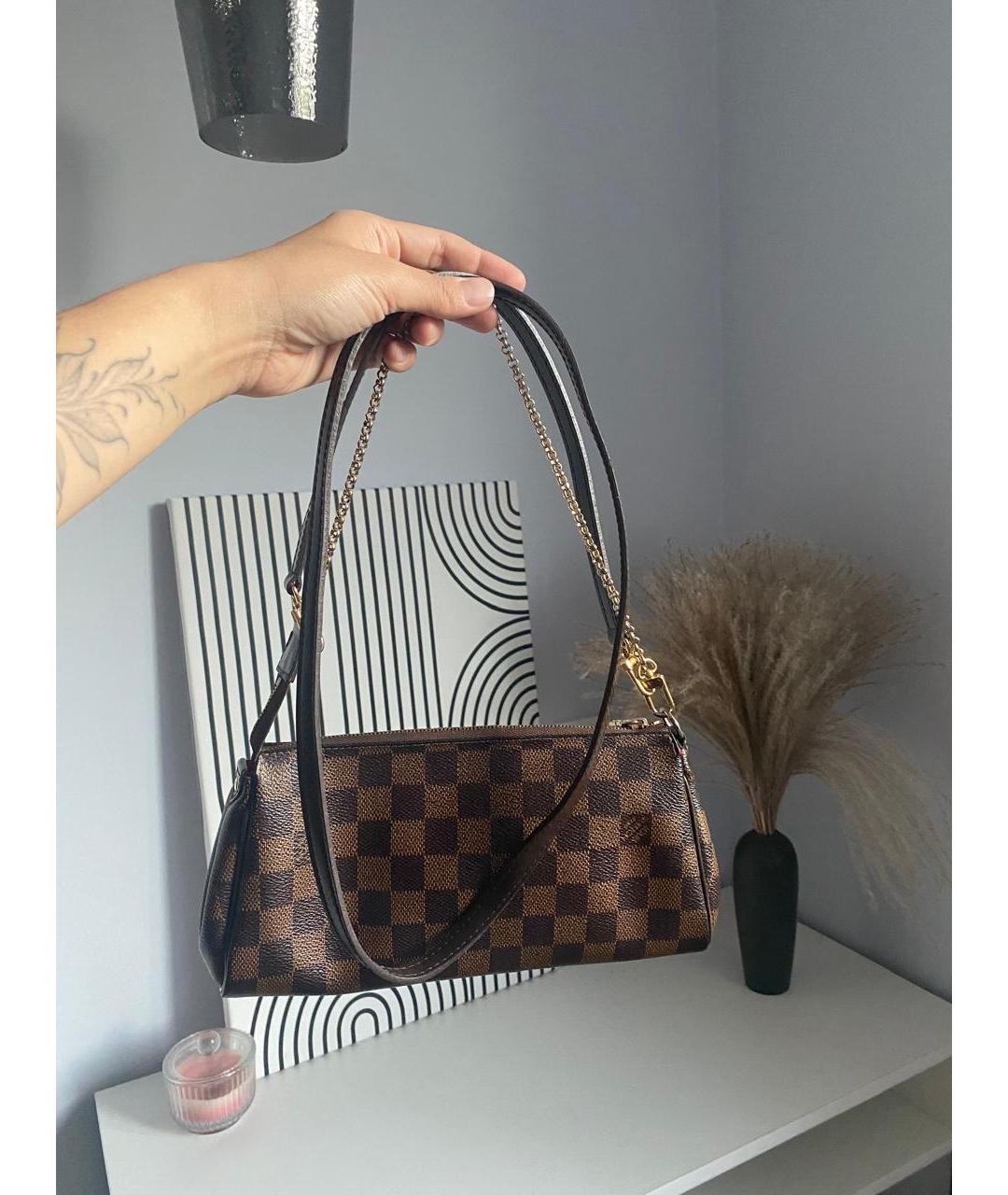 LOUIS VUITTON Коричневая сумка через плечо, фото 2
