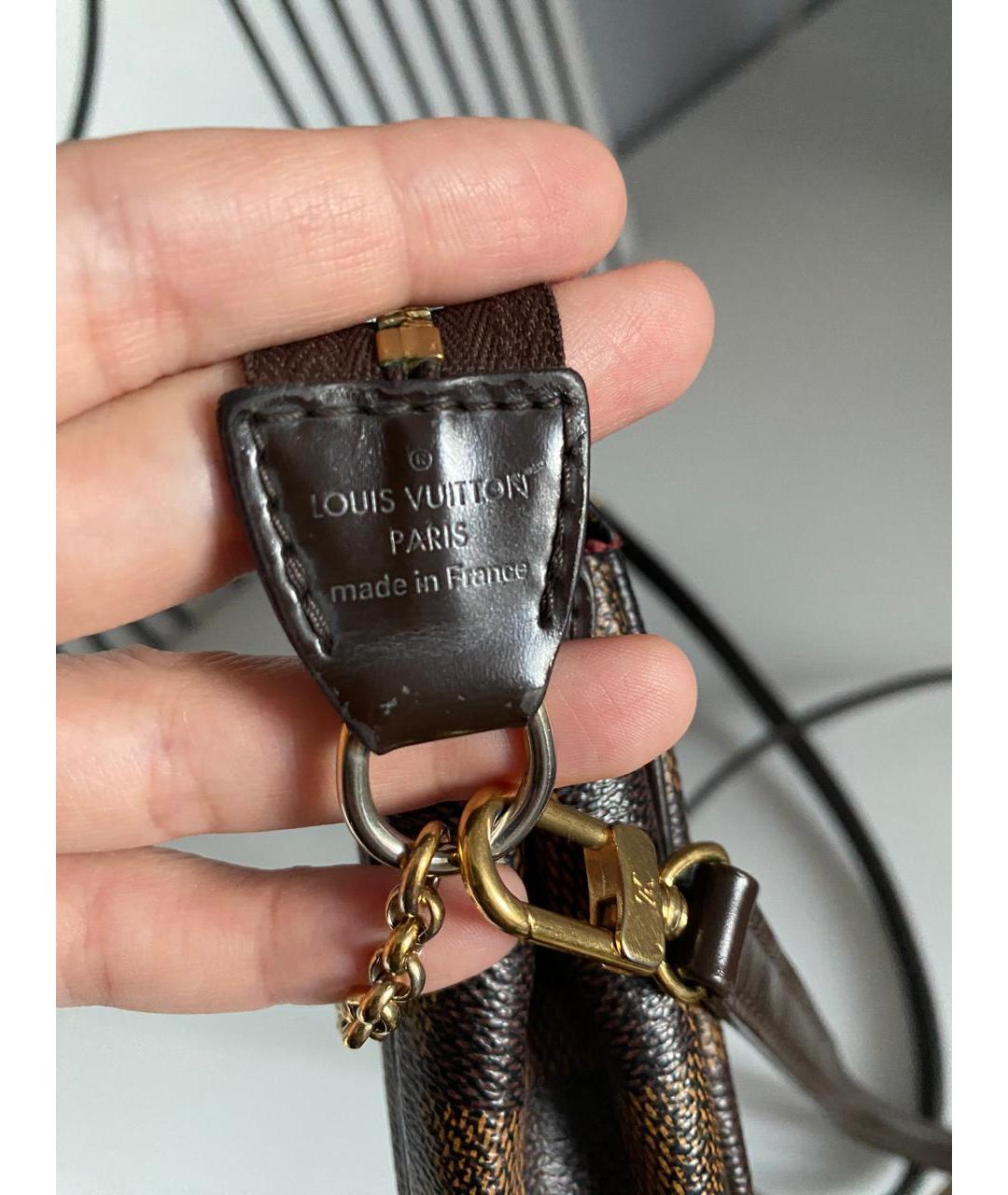 LOUIS VUITTON Коричневая сумка через плечо, фото 7