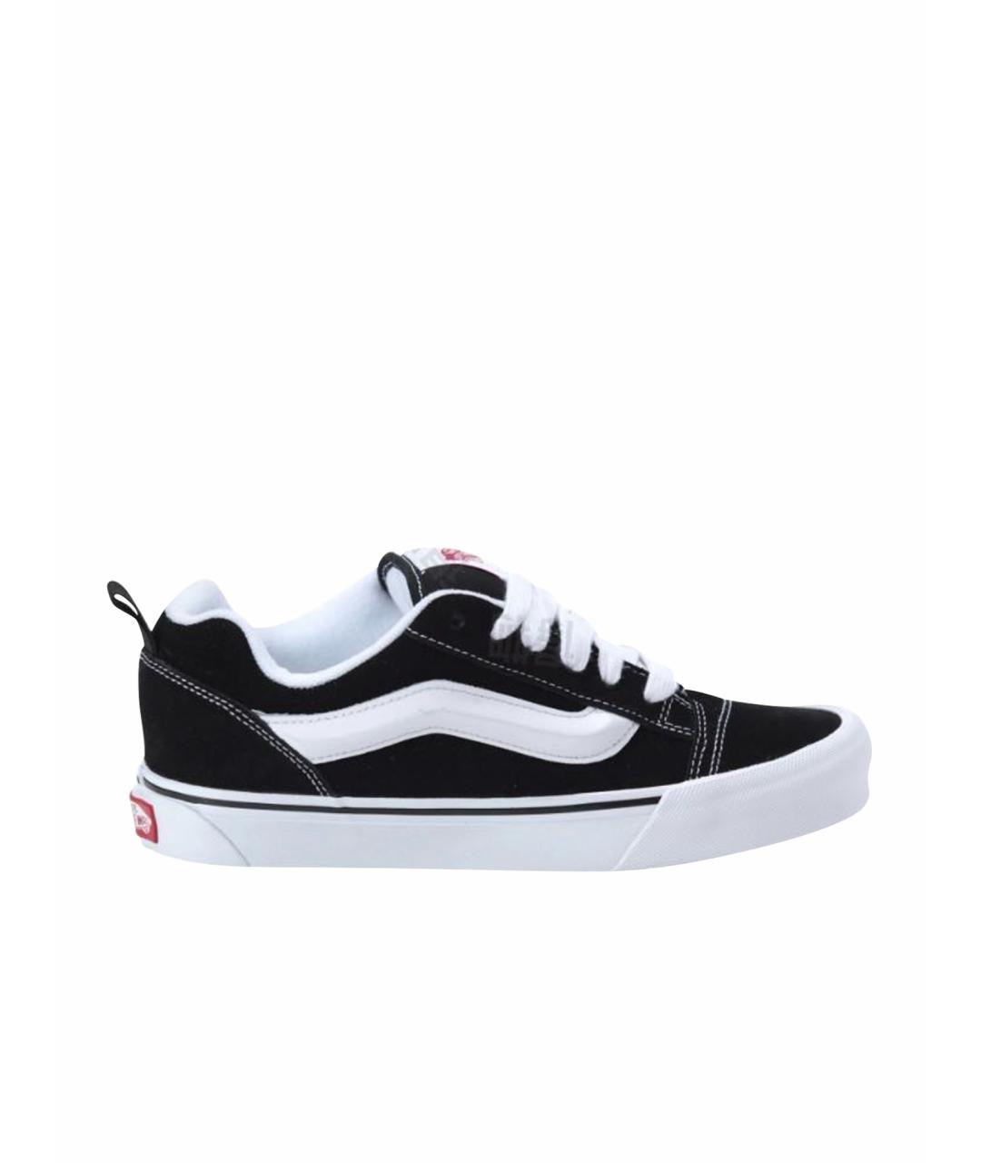 VANS Черные текстильные низкие кроссовки / кеды, фото 6