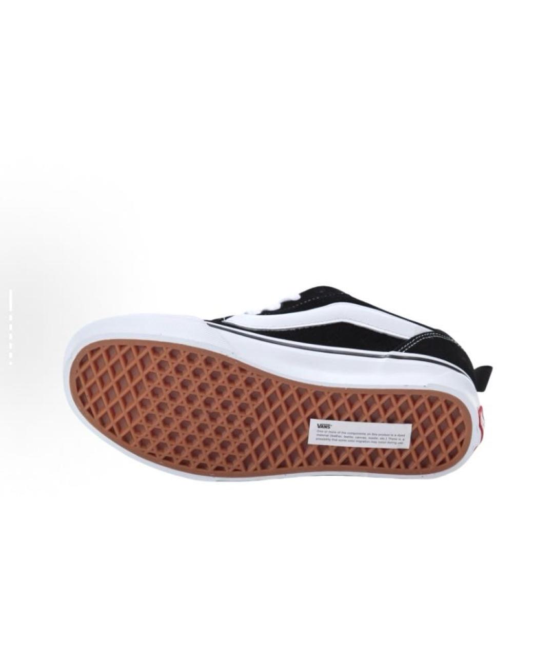 VANS Черные текстильные низкие кроссовки / кеды, фото 5