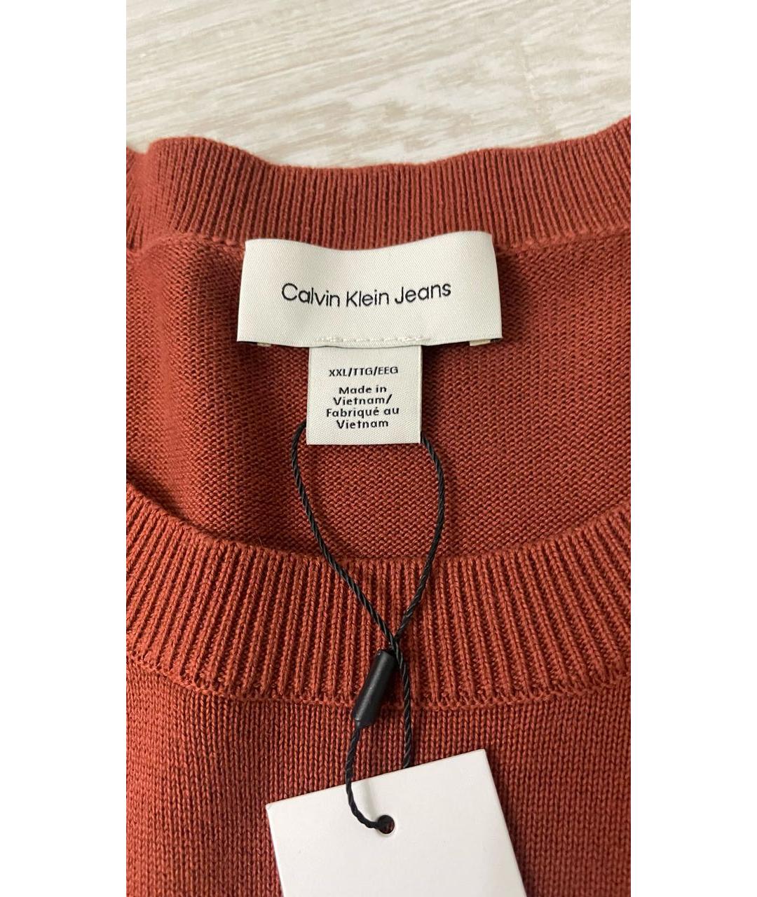 CALVIN KLEIN Хлопковый джемпер / свитер, фото 5