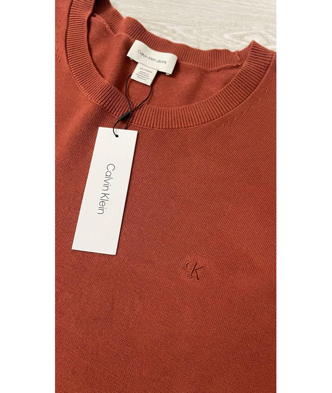 CALVIN KLEIN Хлопковый джемпер / свитер, фото 4