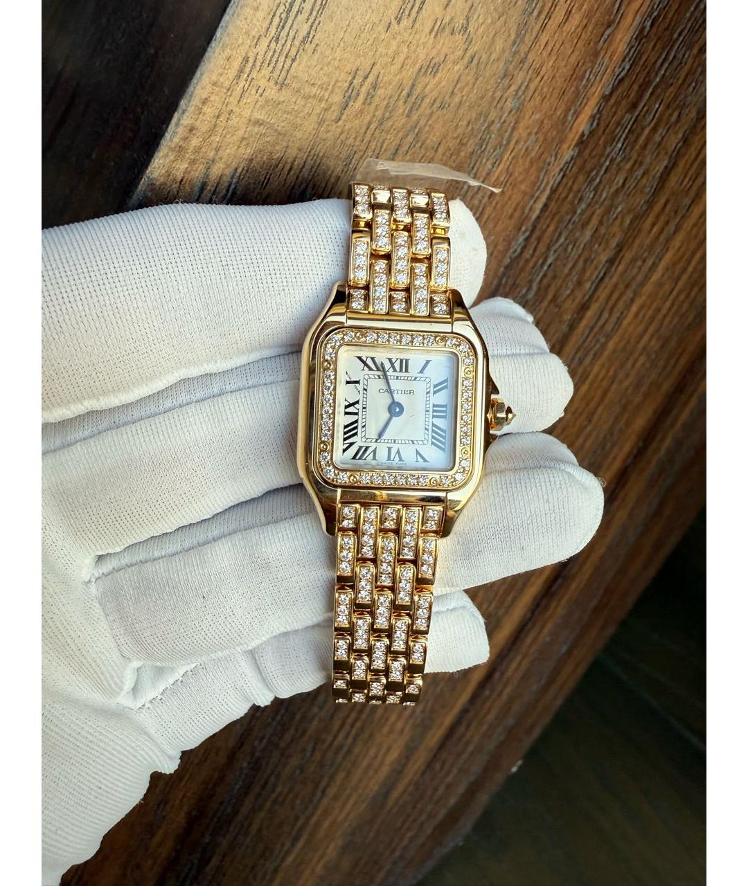 CARTIER Золотые часы из желтого золота, фото 3