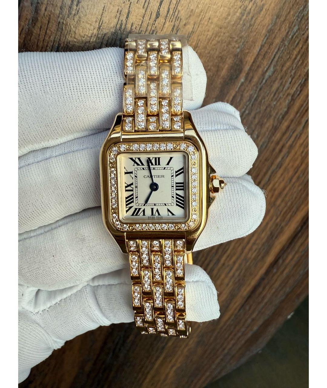 CARTIER Золотые часы из желтого золота, фото 2