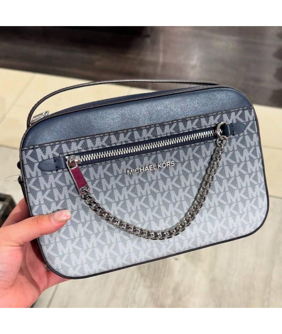 MICHAEL KORS Темно-синяя сумка через плечо, фото 3