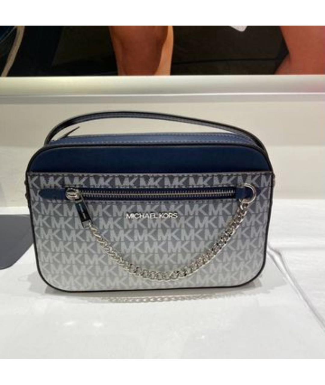 MICHAEL KORS Темно-синяя сумка через плечо, фото 5