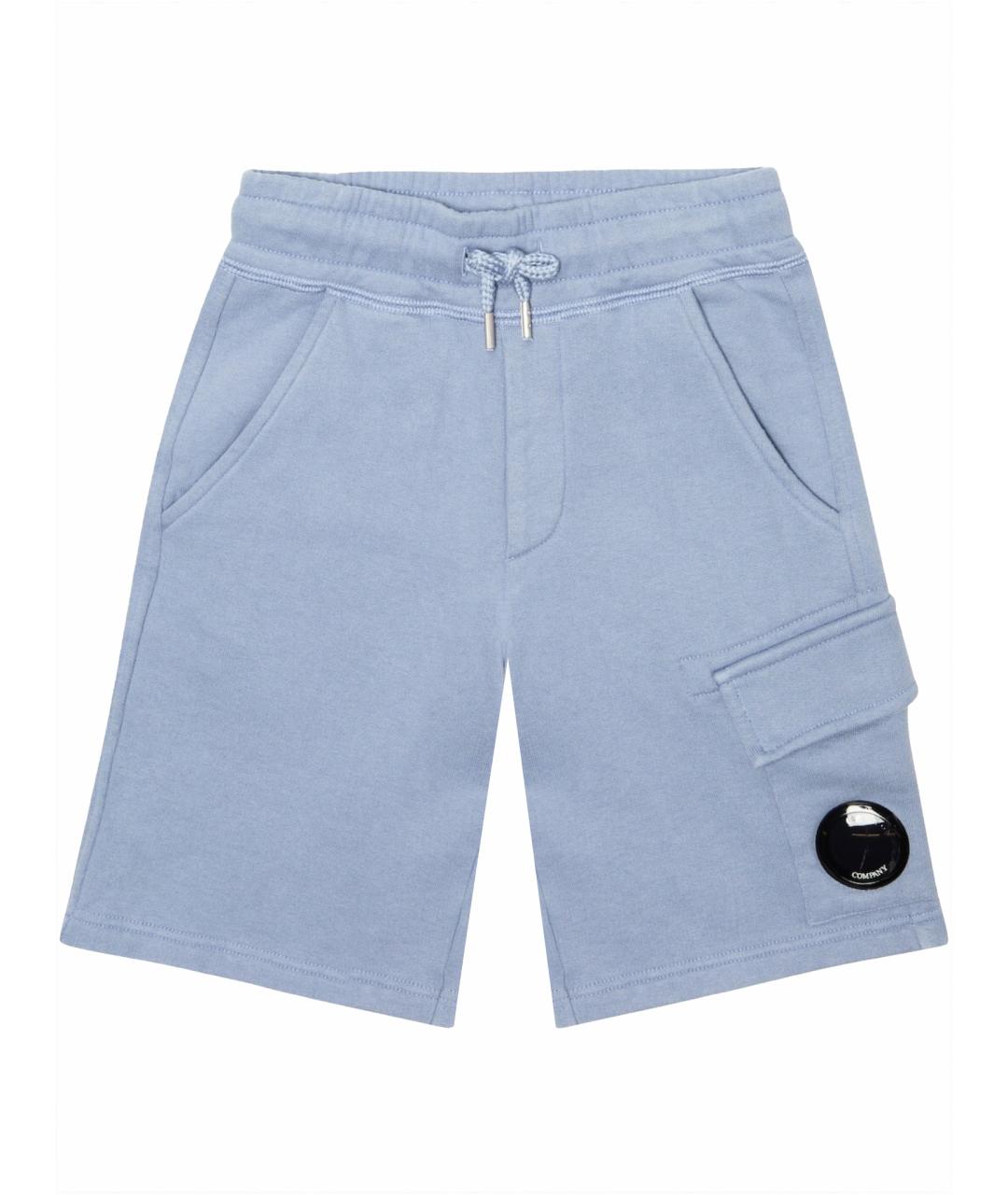 CP COMPANY Голубые хлопковые шорты, фото 1