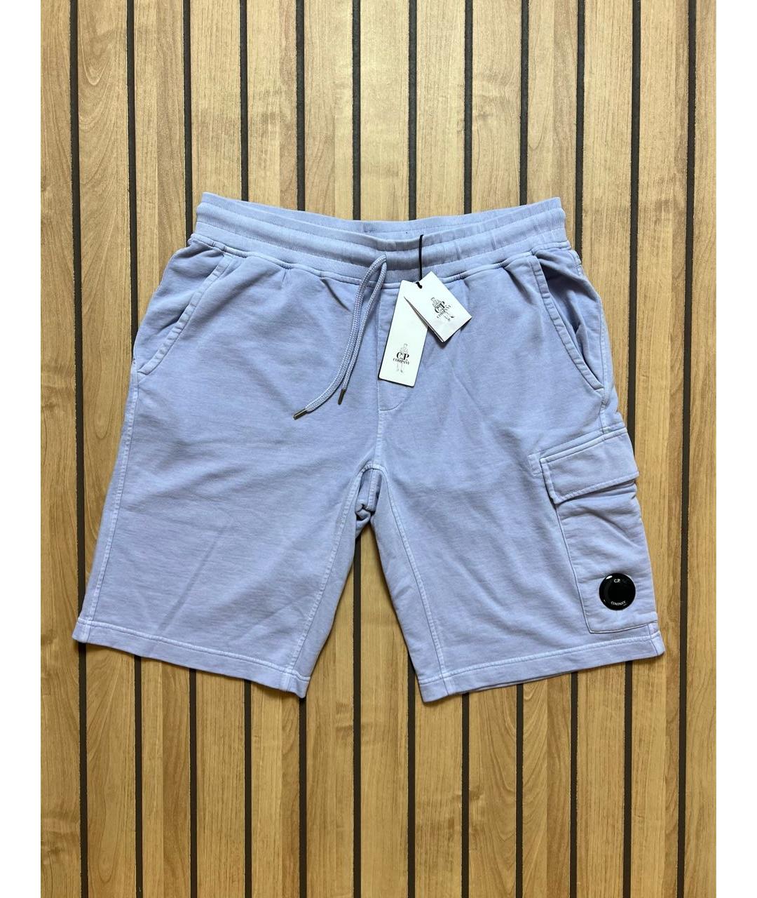 CP COMPANY Голубые хлопковые шорты, фото 5