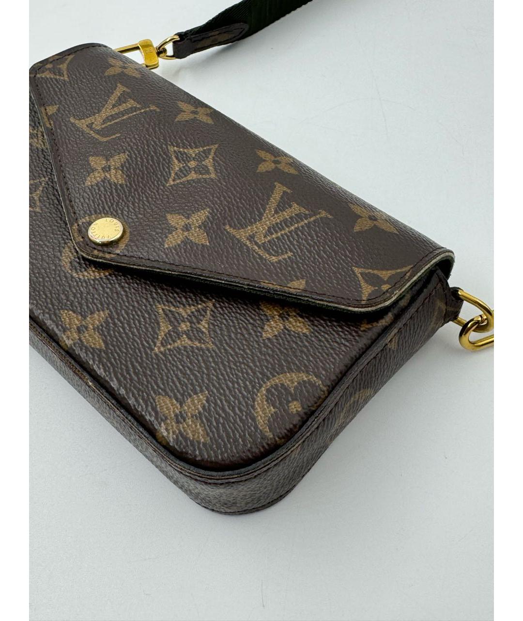 LOUIS VUITTON Коричневая сумка через плечо, фото 2