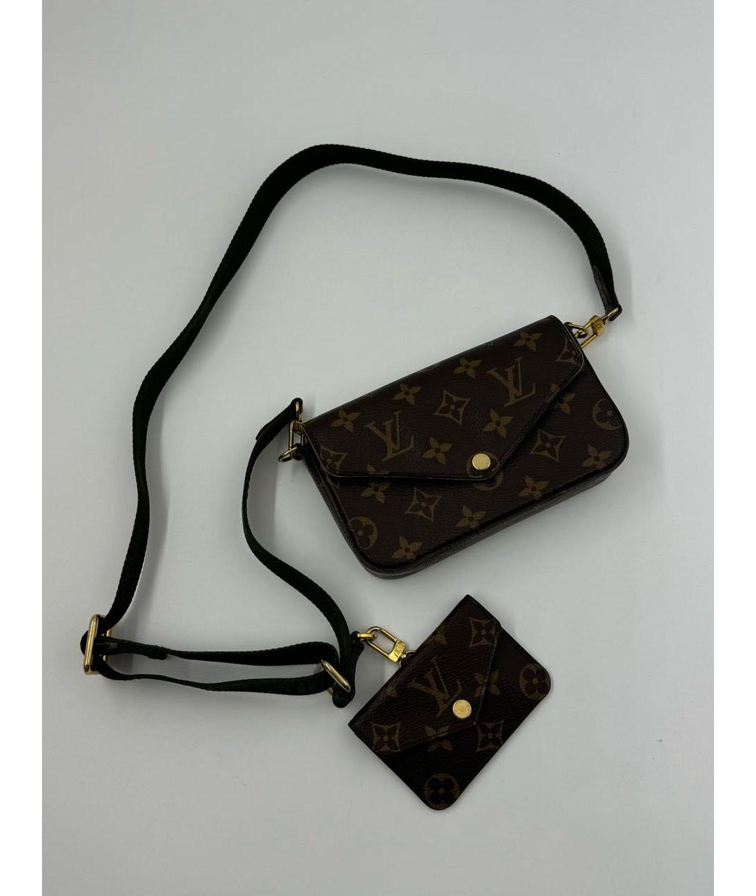 LOUIS VUITTON Коричневая сумка через плечо, фото 7
