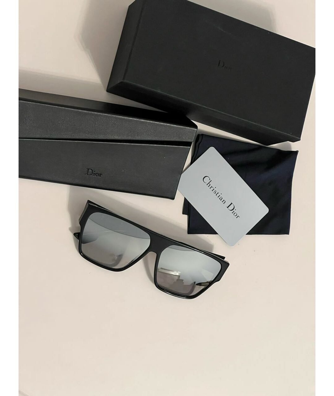 Dior 62mm flat top square sunglasses store