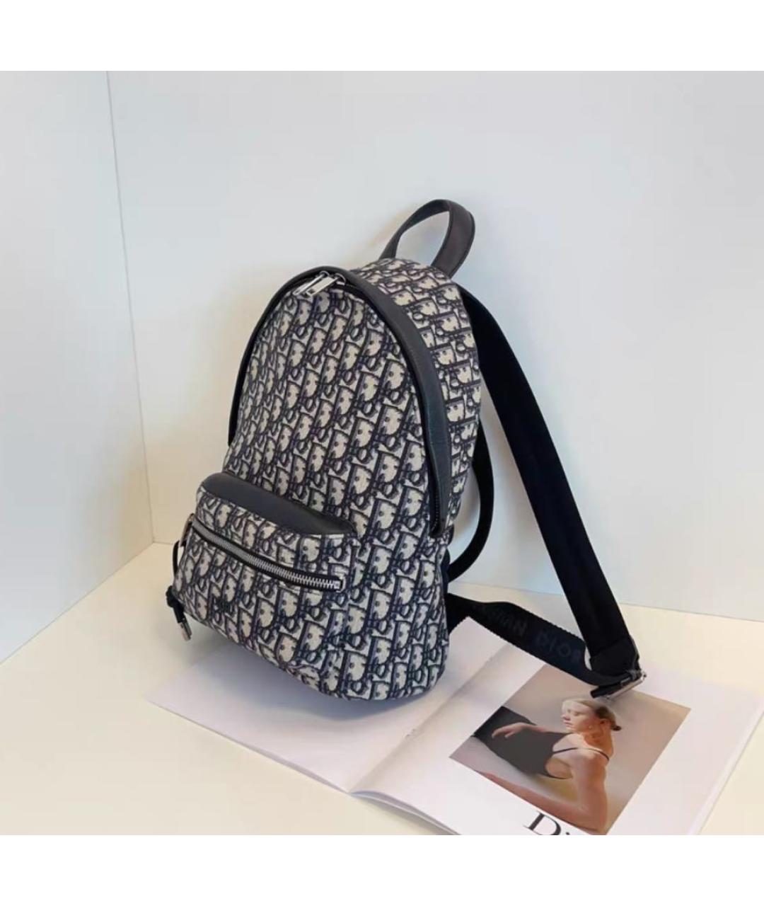 CHRISTIAN DIOR Серый рюкзак, фото 3