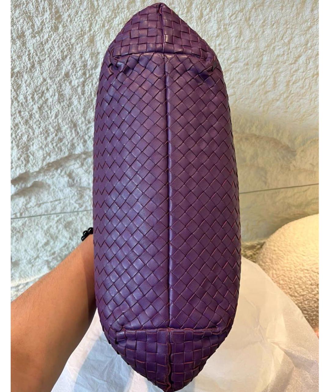 BOTTEGA VENETA Темно-синяя сумка тоут, фото 4