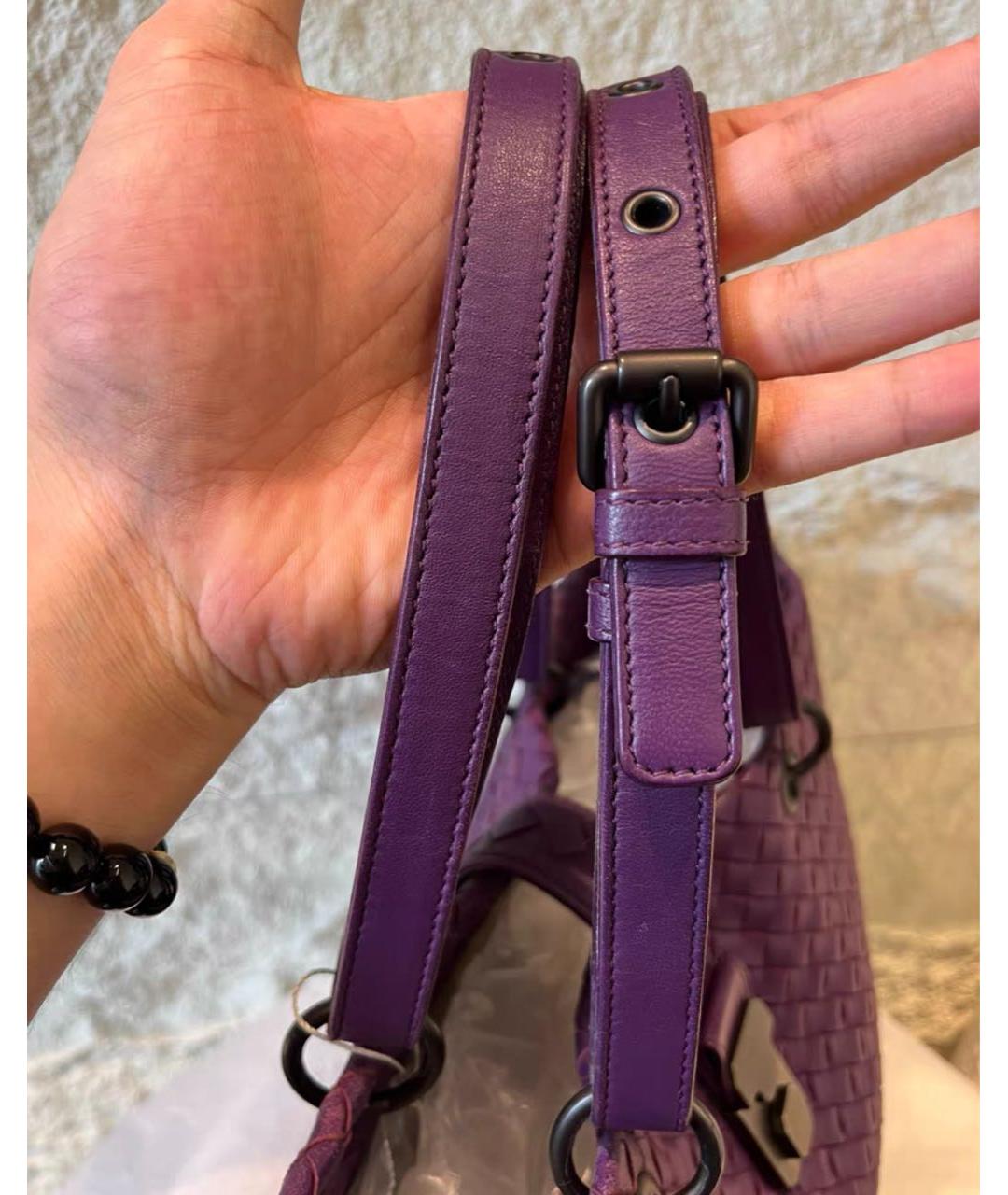 BOTTEGA VENETA Темно-синяя сумка тоут, фото 5