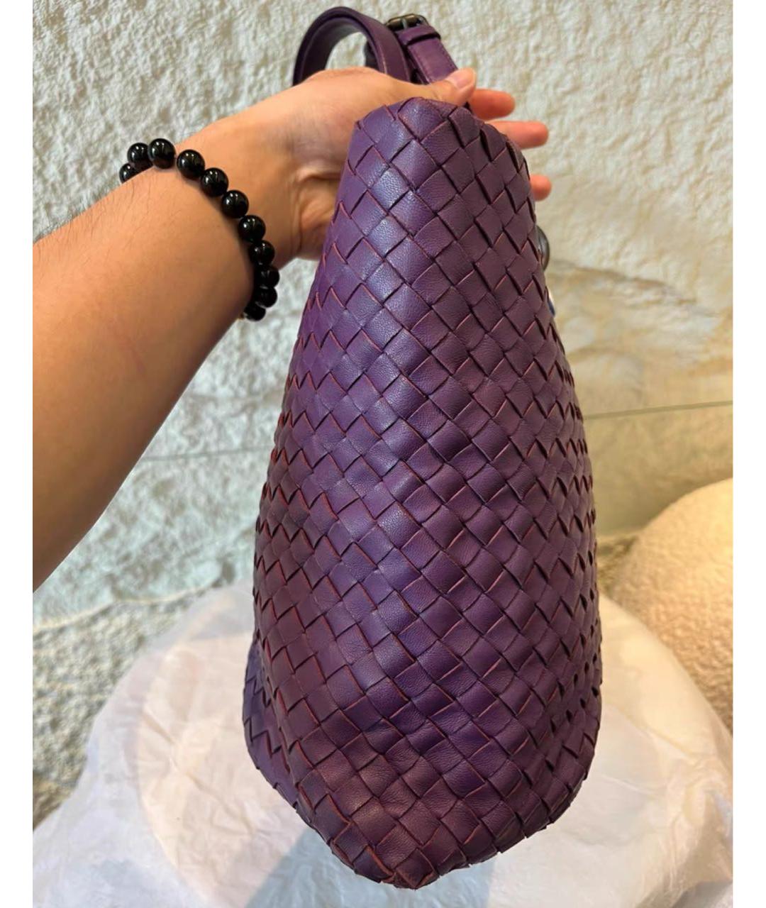 BOTTEGA VENETA Темно-синяя сумка тоут, фото 2