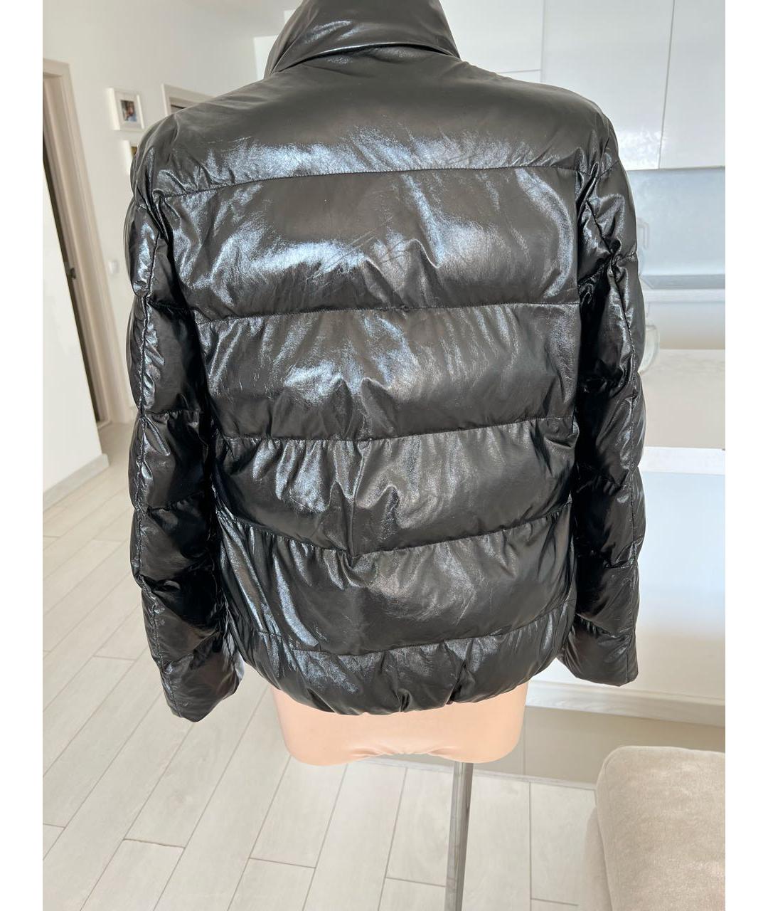 EMPORIO ARMANI Черная полиуретановая куртка, фото 2