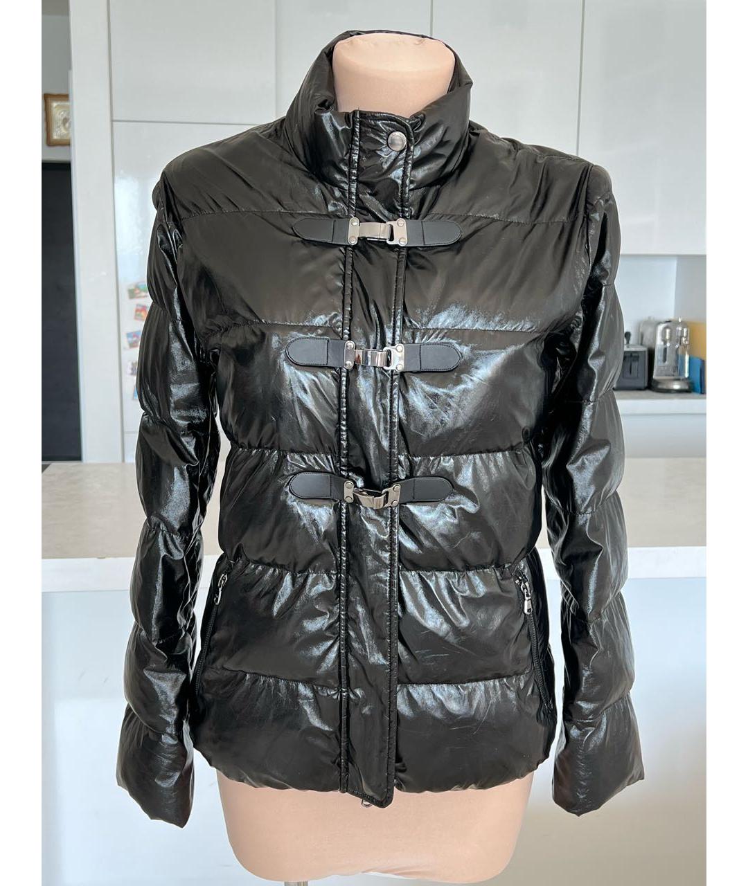 EMPORIO ARMANI Черная полиуретановая куртка, фото 9