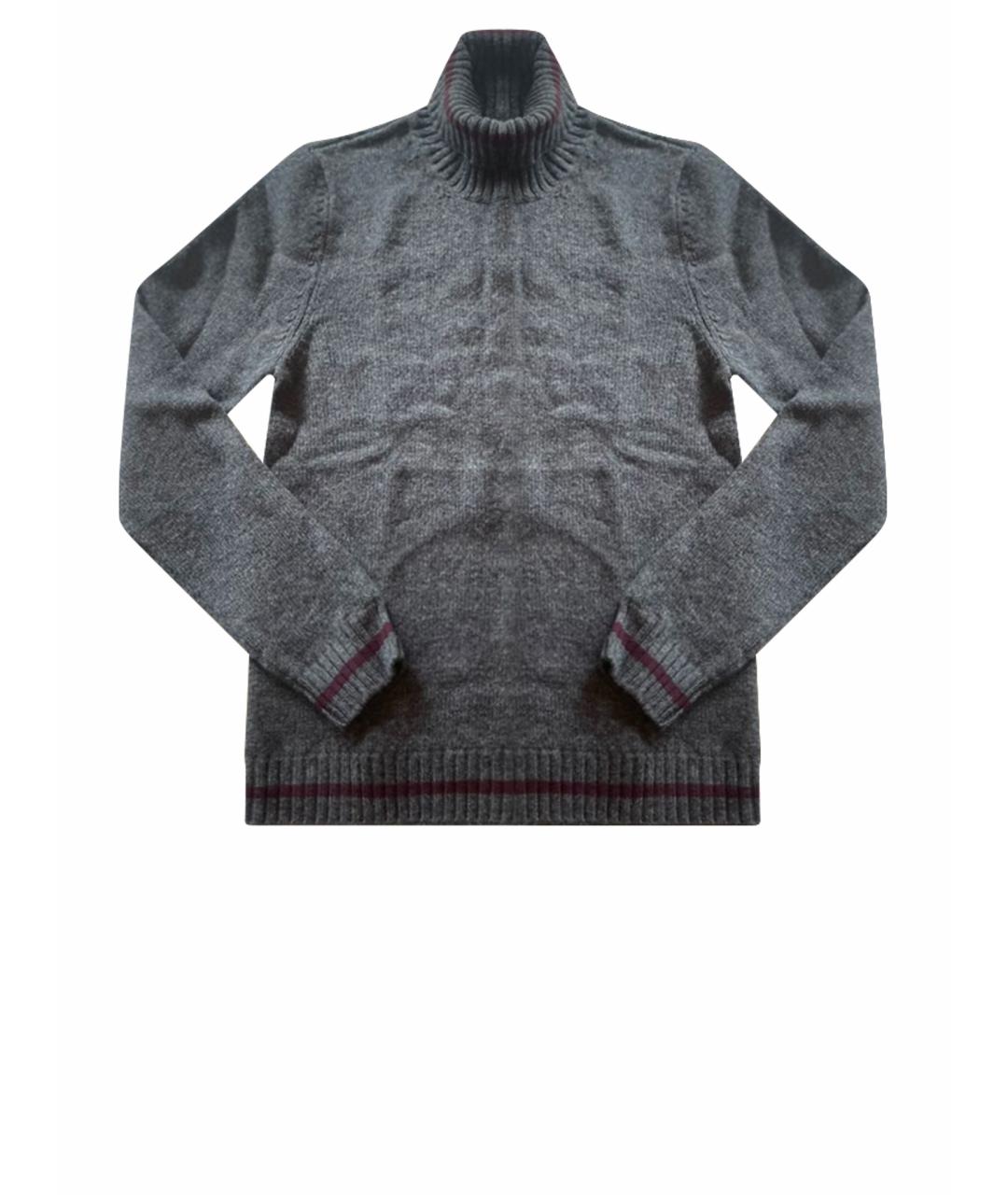 MAISON MARGIELA Серый шерстяной джемпер / свитер, фото 1