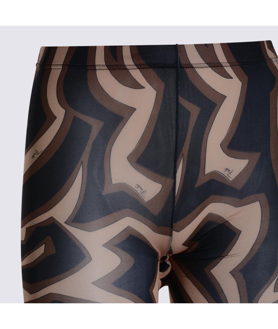 EMILIO PUCCI Черные леггинсы и велосипедки, фото 3