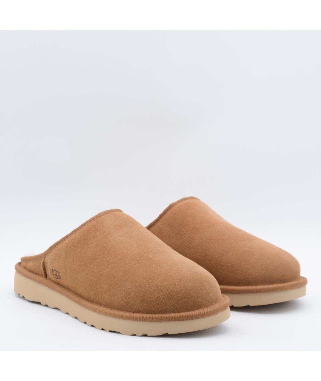 UGG AUSTRALIA Бежевые нубуковые низкие ботинки, фото 4