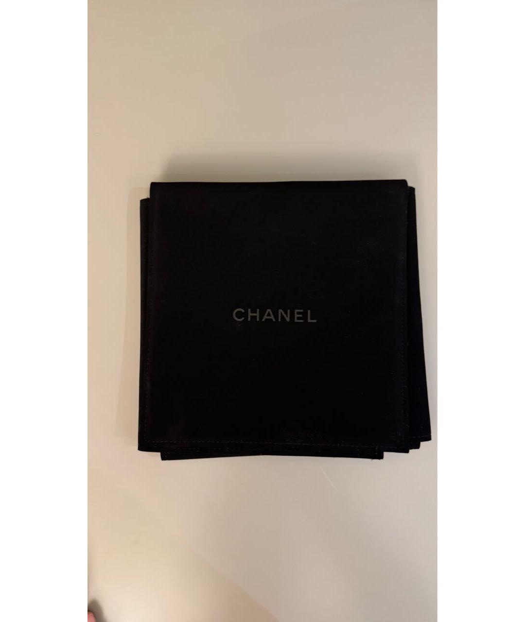 CHANEL Черное металлическое колье, фото 4