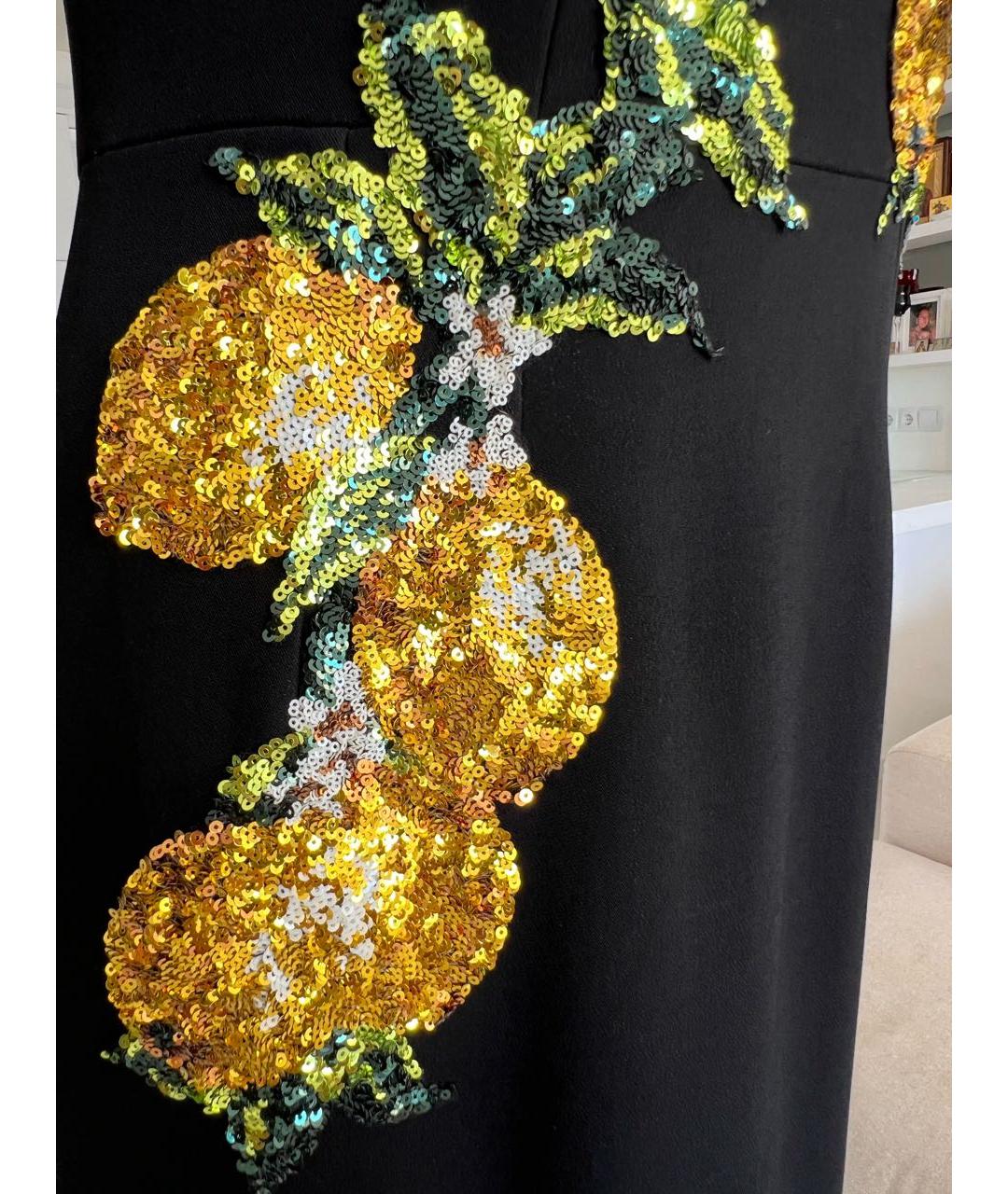 DOLCE&GABBANA Черное коктейльное платье, фото 3